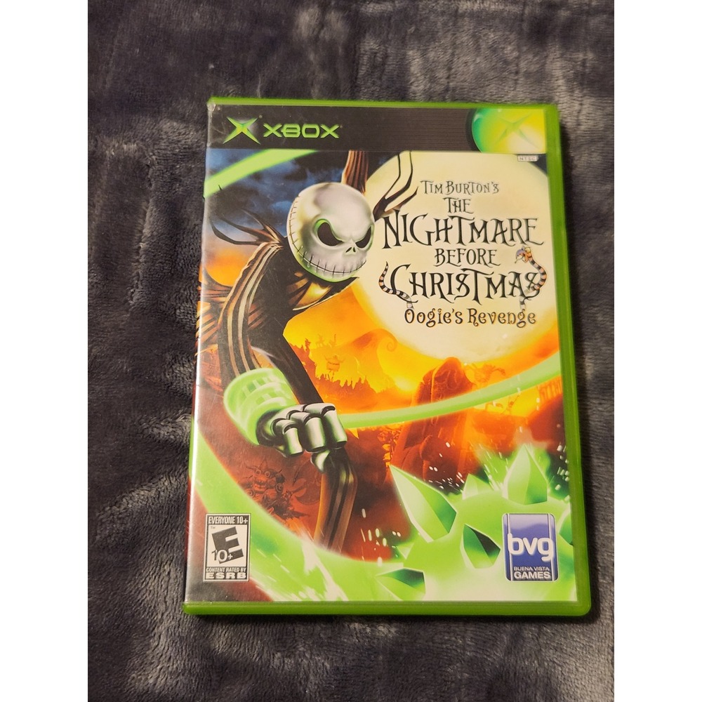 The Nightmare Before Christmas Oogie's Revenge Xbox CIB UNTESTED